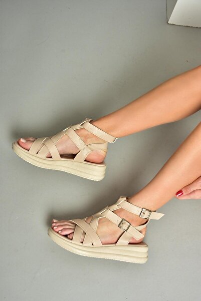 Fox Shoes S314912109 Beige Women's Sandals