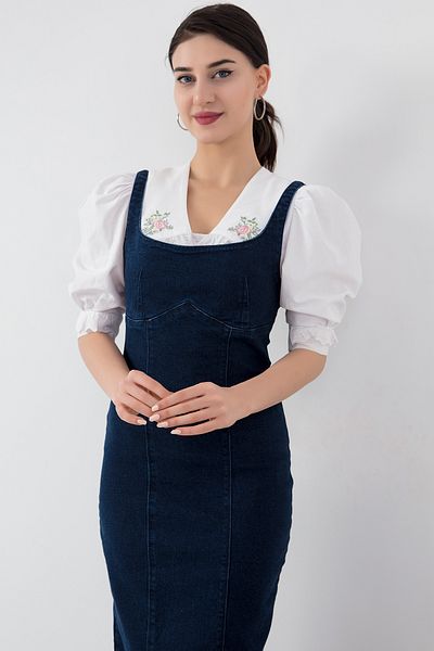 PULLIMM Rochie creion cu fantă în spate STK4027