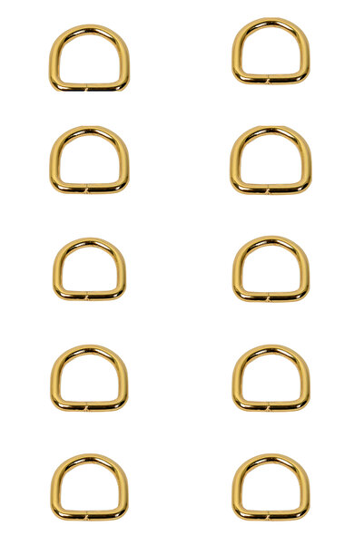 Nildenhobim Accesoriu pentru geanta Inel metalic D - Diametru interior: 2 Cm (10 bucati)