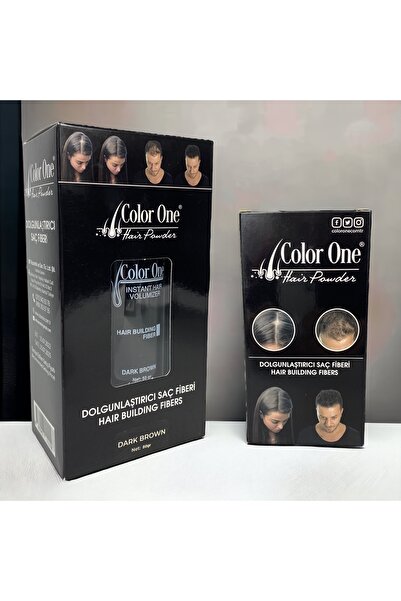 DEMER Color One 50 gr Topik Saç Tozu Ekonomik Boy - AÇIK KAHVE