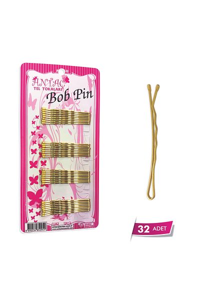Antaç Yellow Wire Buckle Bobpin No:5 32 Pieces Quality Hard and Useful Paravana