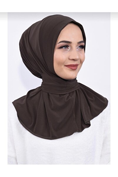 Ayselcehobi Μπλούζα μαγιό Hijab με ασορτί κουμπωτό καπέλο Hijab