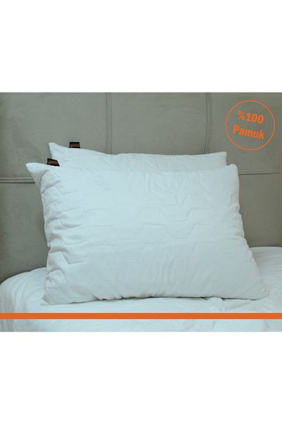 babadağ kolleksiyon Cotton Fabric Pillow Mattresses 2 Pack
