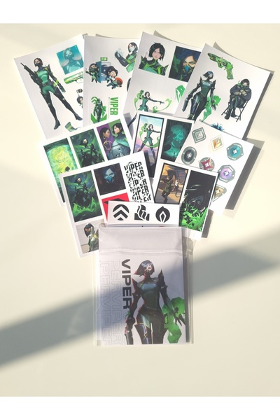 Yenaplanner Set de autocolante Valorant Viper