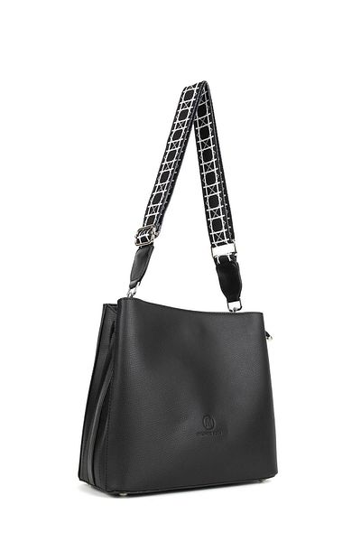HNB Bag Crossbody Women's Shoulder Bag Madame Vera MV104 Black