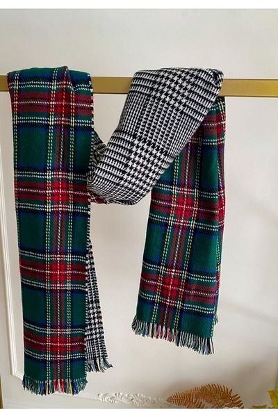 Makro Optik Double Sided Soft Textured Shawl Scarf