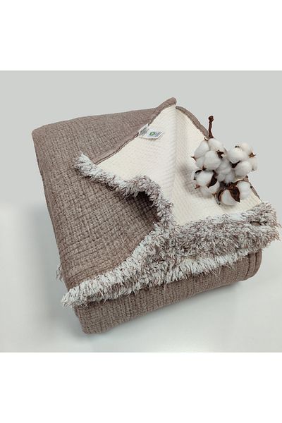 destinyhometex Brown 6 Layer Muslin Quilt / Double 220x240