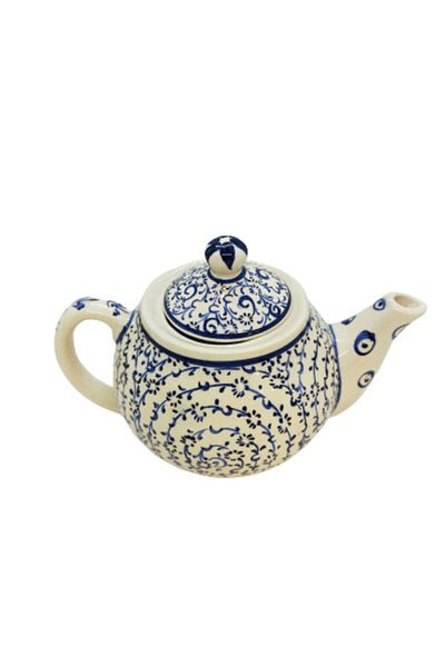 Dost Art Hediyelik Handmade Golden Horn Pattern Ceramic Teapot Teapot