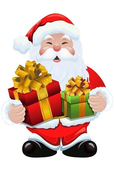 Marcel Kristal Tablo Cute Santa Claus Diamond Mosaic Painting 30X41 cm