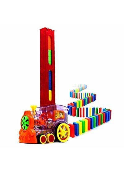PeriYedi Domino Taşları Dizen Pilli Tren