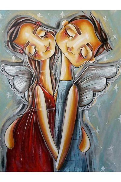 Marcel Kristal Tablo Love-marcel Art Diamond Mosaic Painting 38x51cm