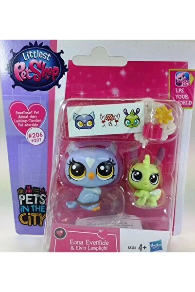 Littlest Pet Shop miniş eona eventide baykuş lps İkili minişler orijinal