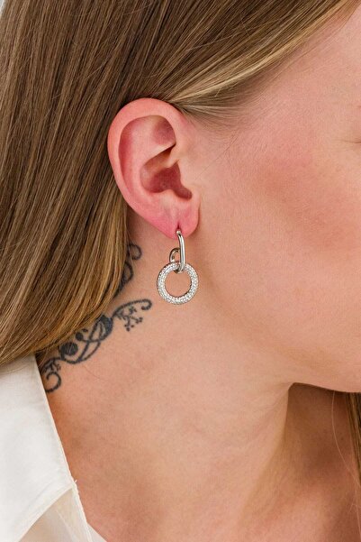 MRK Kadın 2'Li Yuvarlak Sallantılı Küpe