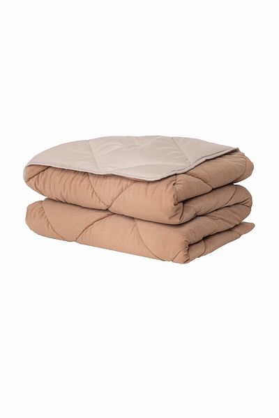 Cotton Box Double Utka Quilt Beige 195x215