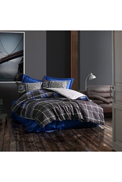 Cotton Box Антрацит Masculine Двоспальний комплект постільної білизни Roberto