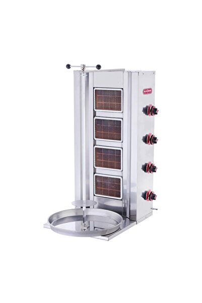 Işıkgaz Silverinox 4 Radyanlı Gazlı Döner Ocağı Ce Belgeli