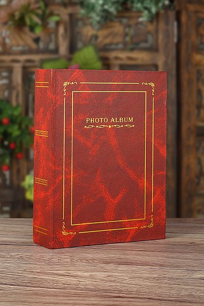 GünTech 13x18 100 Luxury Album Φωτογραφιών Claret Red