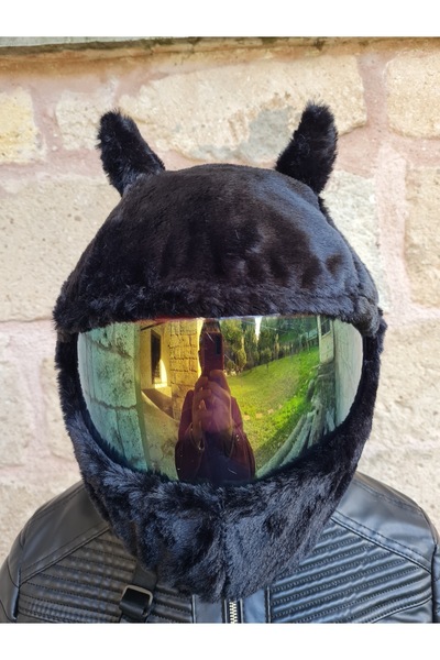 Crystal Palace peluş peluş kılıf kask kılıfı kask süsü motor aksesuarı koruyucu ekipmanları vizör