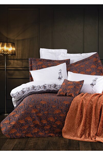 Cotton Box Platinium Çeyiz Seti Delfina Kiremit (11 Parça)