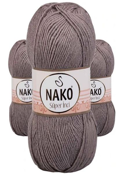 NAKO Super Pearl Brown 5 Pieces Color: 2000