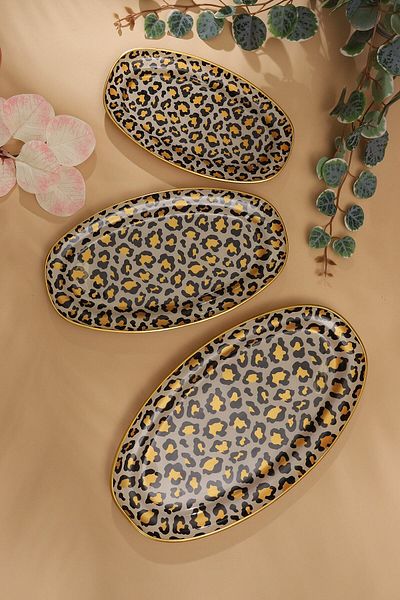 GÜRCÜGLASS قارب بنمط الفهد مكون من 3 قطع