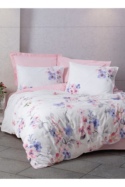 Cotton Box طقم غطاء لحاف فردي Jayda Pink