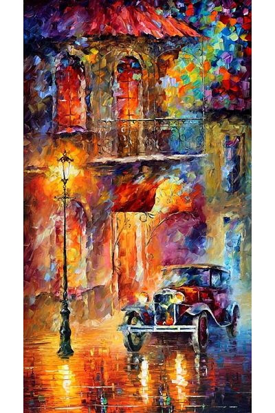 MARCEL SANAT Classic Car Diamond Mosaic Painting 33X61Cm