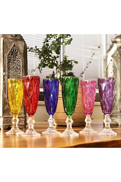 GaleriaHome Kahve Yanı Bardağı 6 Renk 6 Lı Gl0277