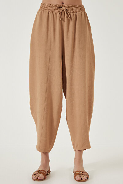 Happiness İstanbul Γυναικείο μπισκότο παντελόνι Ayrobin Shalwar DD01229