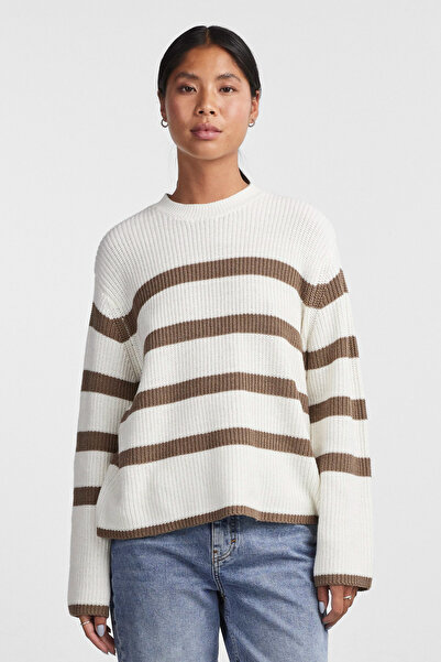 PIECES Ls O-Neck Knıt Noos