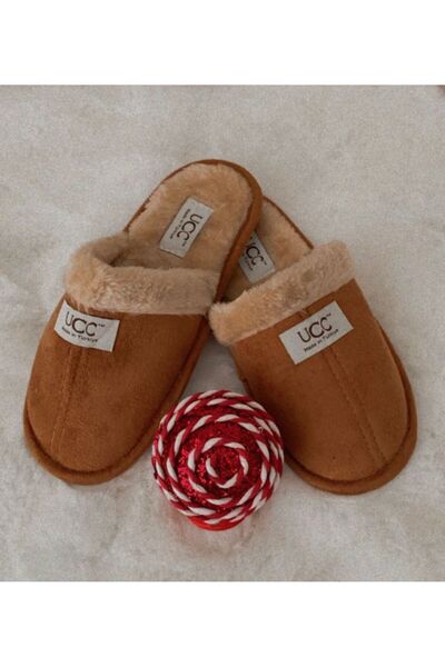 UCC TERLİK UCC WOMEN'S FUR INSIDE HOME SLIPPERS