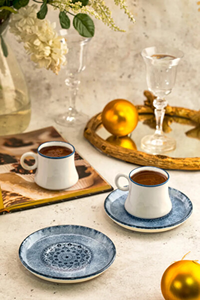 Noble Life NOBLE LİFE PORSELEN 12 PARÇA KAHVE FİNCAN TAKIMI