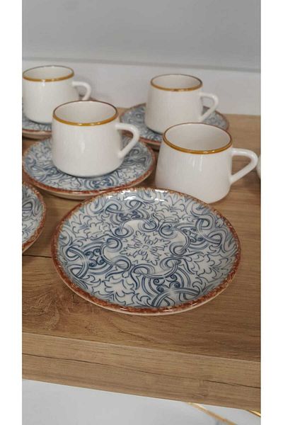 Noble Life NOBLE LIFE PORCELAIN 12 PIECES COFFEE CUP SET