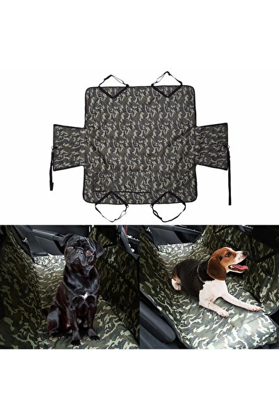 UVERTE Oto Koltuk Koruma Kılıfı Örtüsü Araba Kedi Köpek Minderi Araç Köpek Ya...