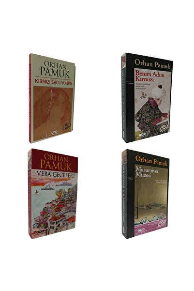 Yapı Kredi Yayınları Orhan Pamuk 4 Kitap Takım Masumiyet Müzesi Veba Geceleri...