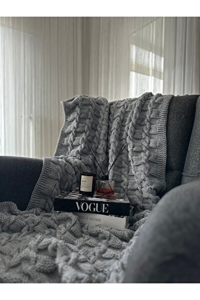 Sheilar Плетено одеяло с карета за телевизор и диван