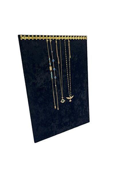 teknotrust Κολιέ Ροζάριο και Βάση για Βραχιόλι Κάθετη Μαύρο Χρώμα