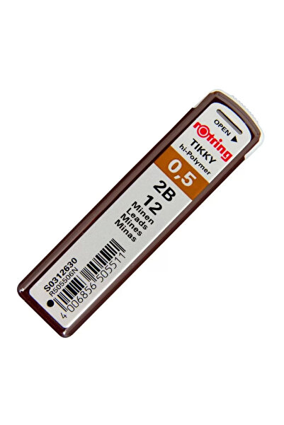 Rotring قلم رصاص تيكي عالي الجودة 0.5 مم (2B)