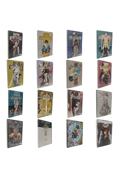 AKILÇELEN YAYINEVİ Death Note Ölüm Defteri Manga Serisi 16 Cilt Tam Set
