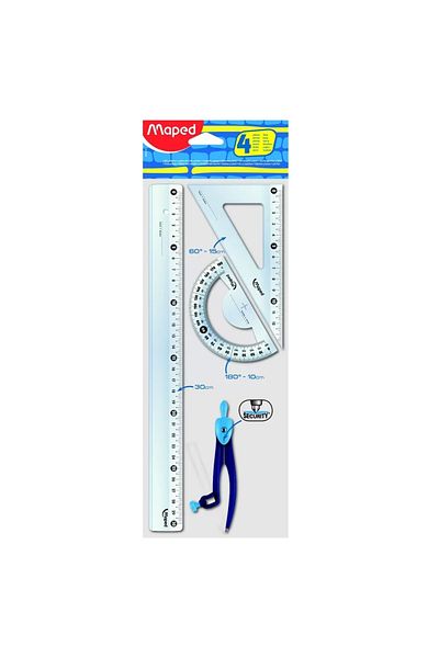 Maped Maxi Set with Jibs - 4-Piece Start, 30 Cm, 899218