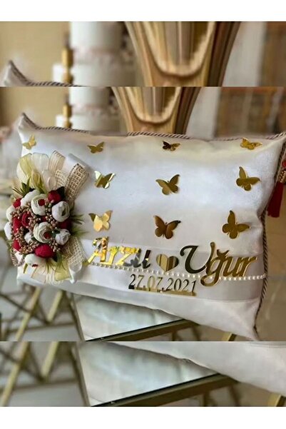 elitbaskı25 Elitbaskı Kişiye Özel Müjde yastığı/ Müjde Gelin geliyor desenli ...