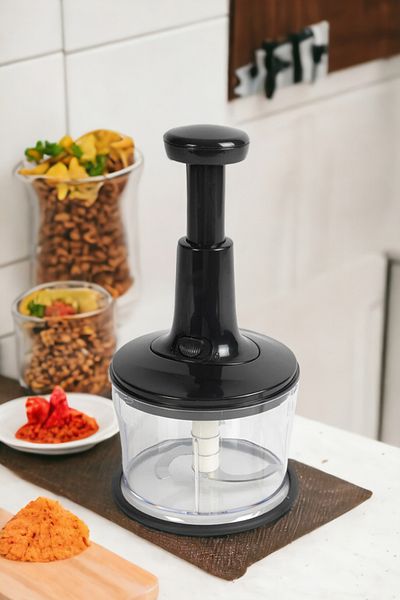 Comprox Large Stainless Steel Blade Top Press Hand Rondosu Blender Onion Vegetable Chopper