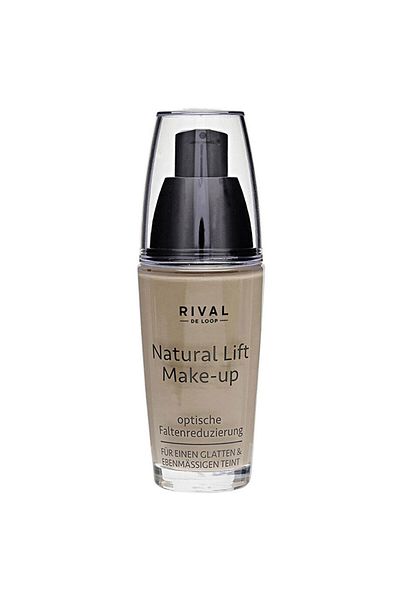 Rival De Loop Natural Look Foundation No:01 Light Beige 30 ml Shiine446 Foundation