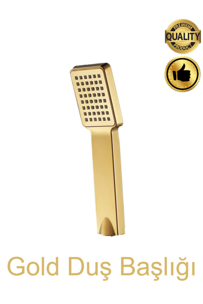 ellante Gold Duş Başlığı Lüx - Bütün Hortumlara Uyumludur