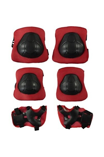 Shem 6'lı Yüksek Korumalı Paten,kaykay,bisiklet koruma seti dizlik bileklik d...