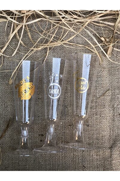 TATLI GÜNLER Bride To Be Partisi Kadeh Bardağı 6'lı Bekarlığa Veda Partisi Ba...