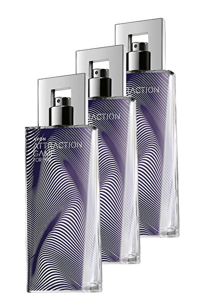 AVON Attraction Game Erkek Parfüm Edt 75 Ml. Üçlü Set
