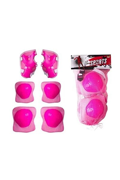 Shem 6'lı Yüksek Korumalı Paten,kaykay,bisiklet koruma seti dizlik bileklik d...