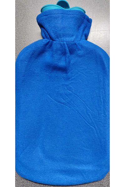 Star Baby Hot Water Bag with Fleece Cover Blue 2 Lt