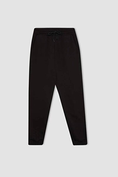 DeFacto S7370AZ/BK81 Defacto Γυναικεία Φόρμα Κάτω Μέρος ΜΑΥΡΟ